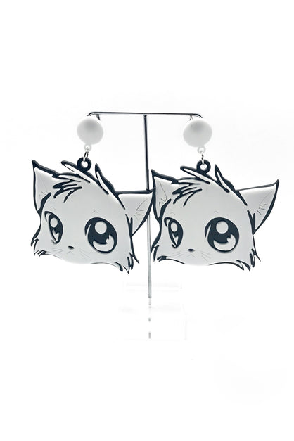 Yuki Kitty Cat Earrings
