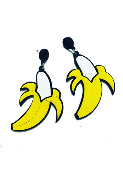 Banana Earrings by Grandma Funk