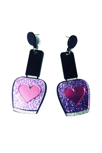 Nail Polish Earrings