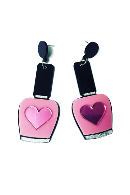 Nail Polish Earrings