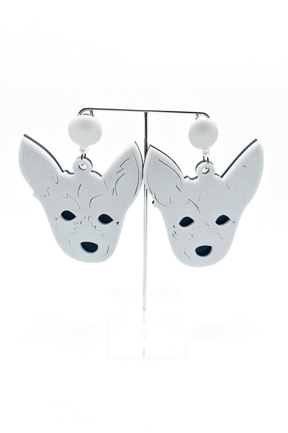 Jack Russell Dog Earrings australia