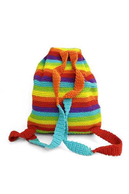 Crochet Pride Rainbow Bag
