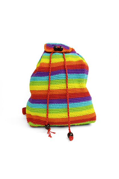 Crochet Pride Rainbow Bag